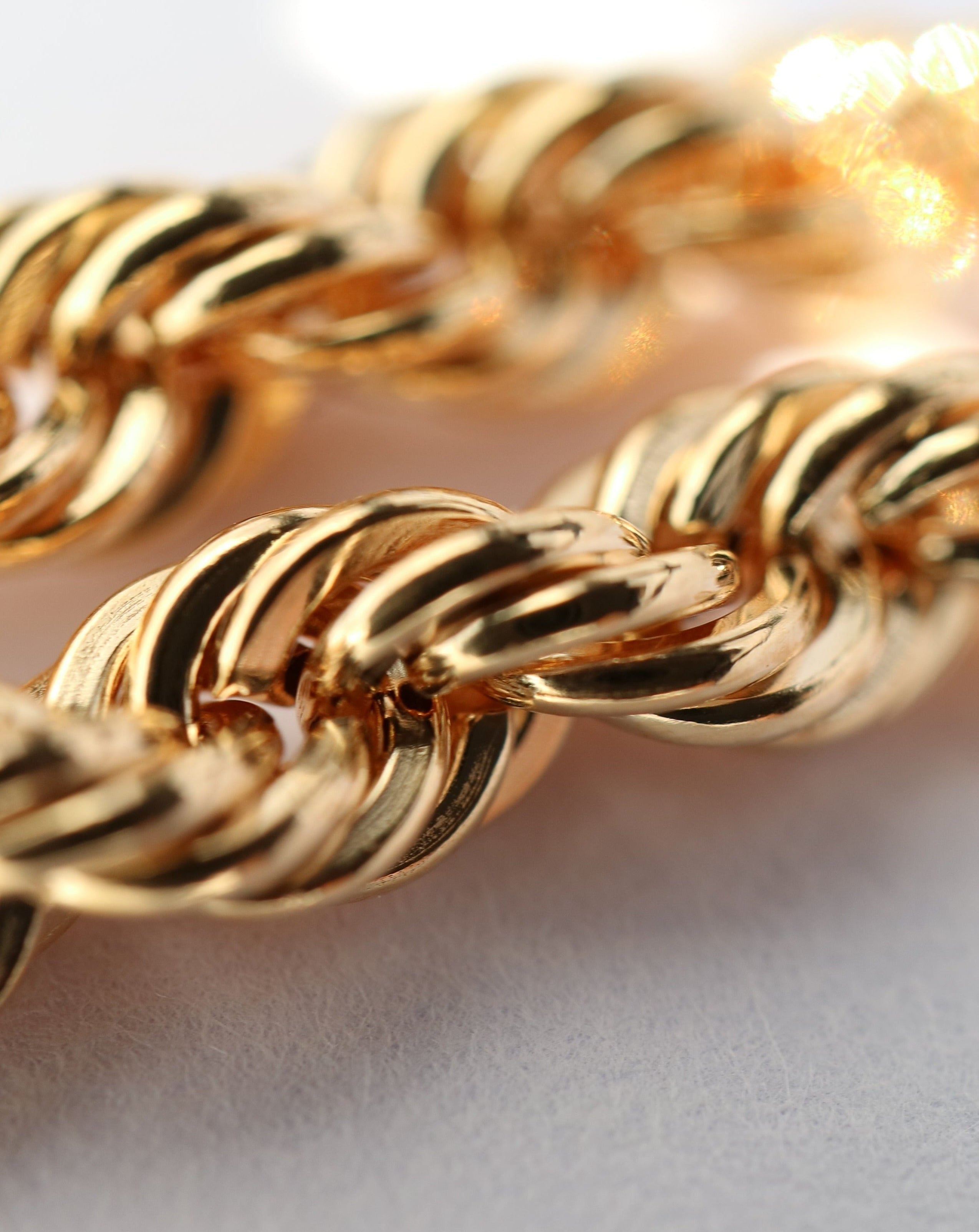 Long gold rope on sale chain