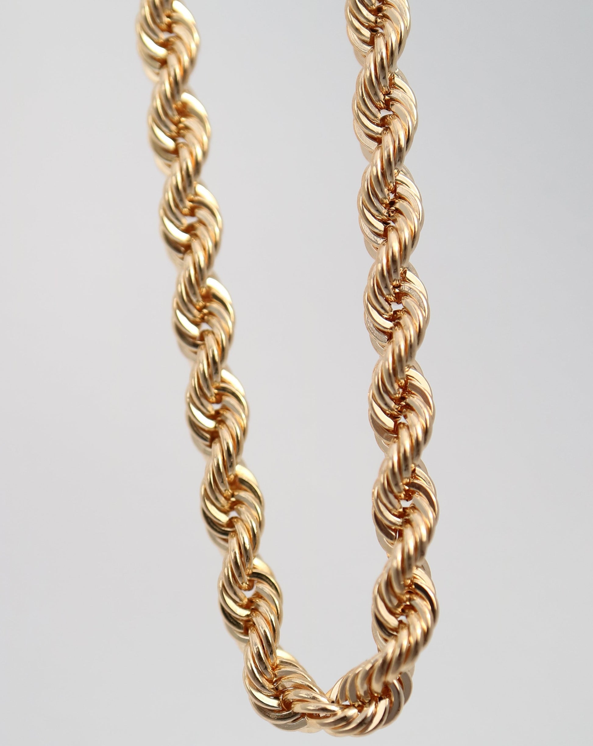 9kt gold Thick Rope Chain