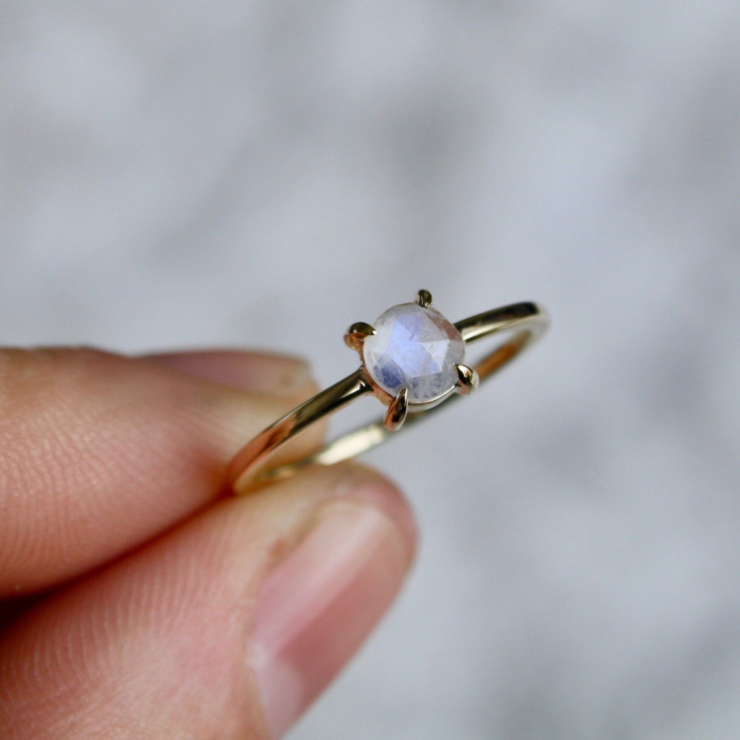 9ct gold deals moonstone ring