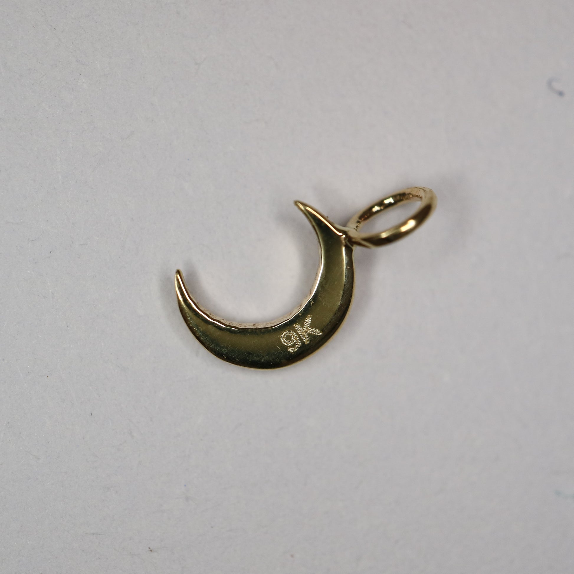 Crescent Charm in gold