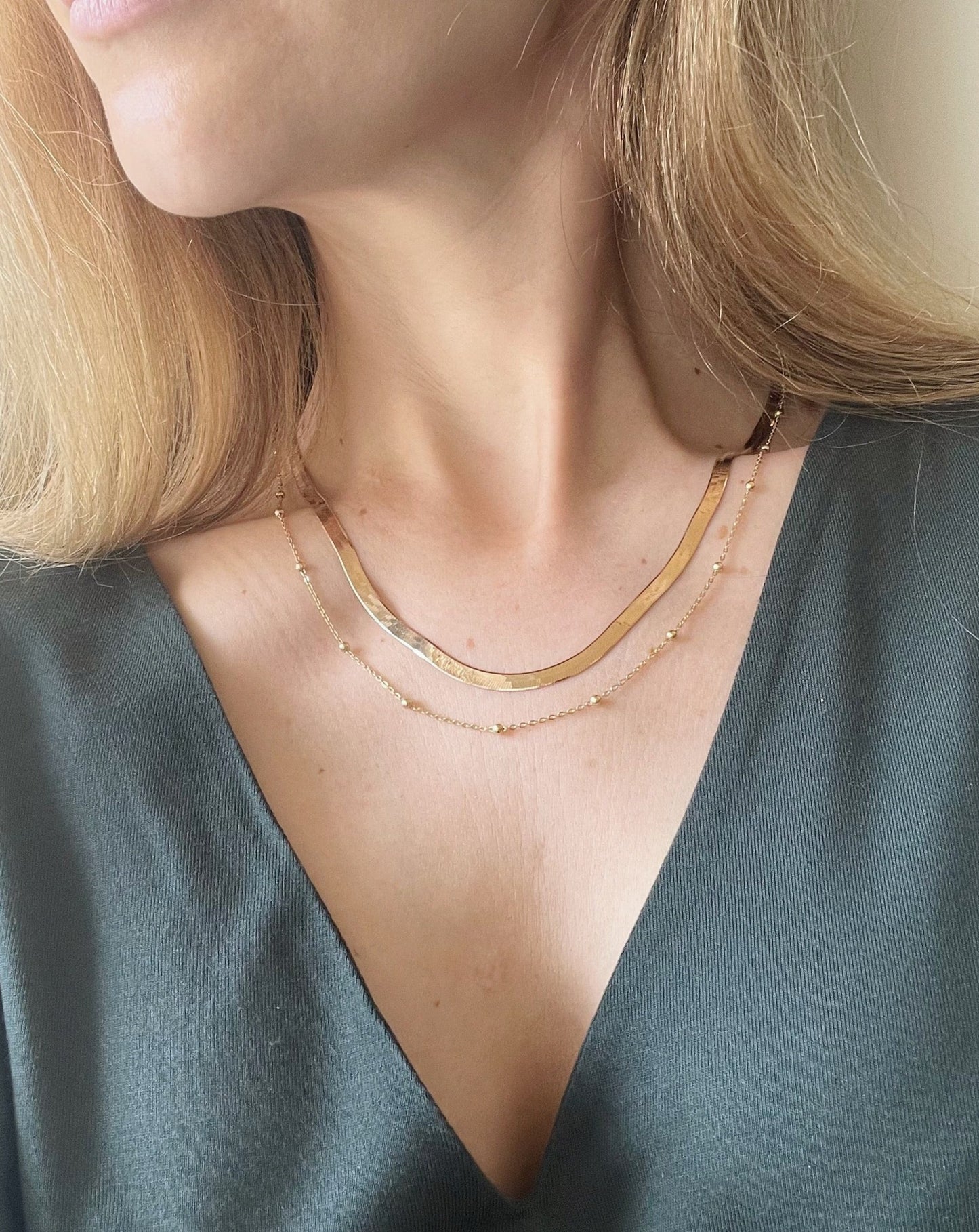 9kt Gold Snake Chain from Collective & Co. online jewelry store