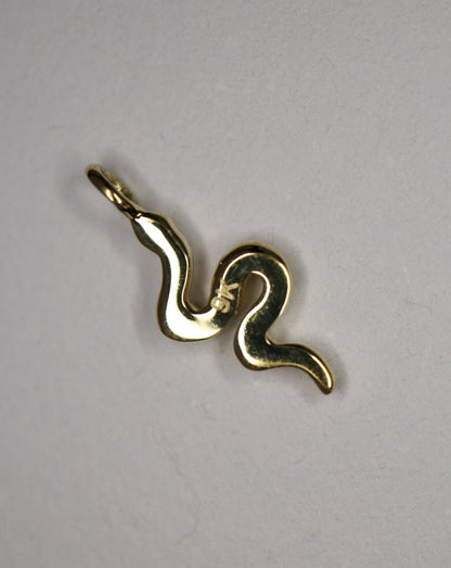 9ct gold Serpent Charm