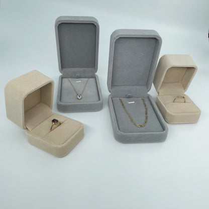 Collective & Co. velvet jewellery boxes