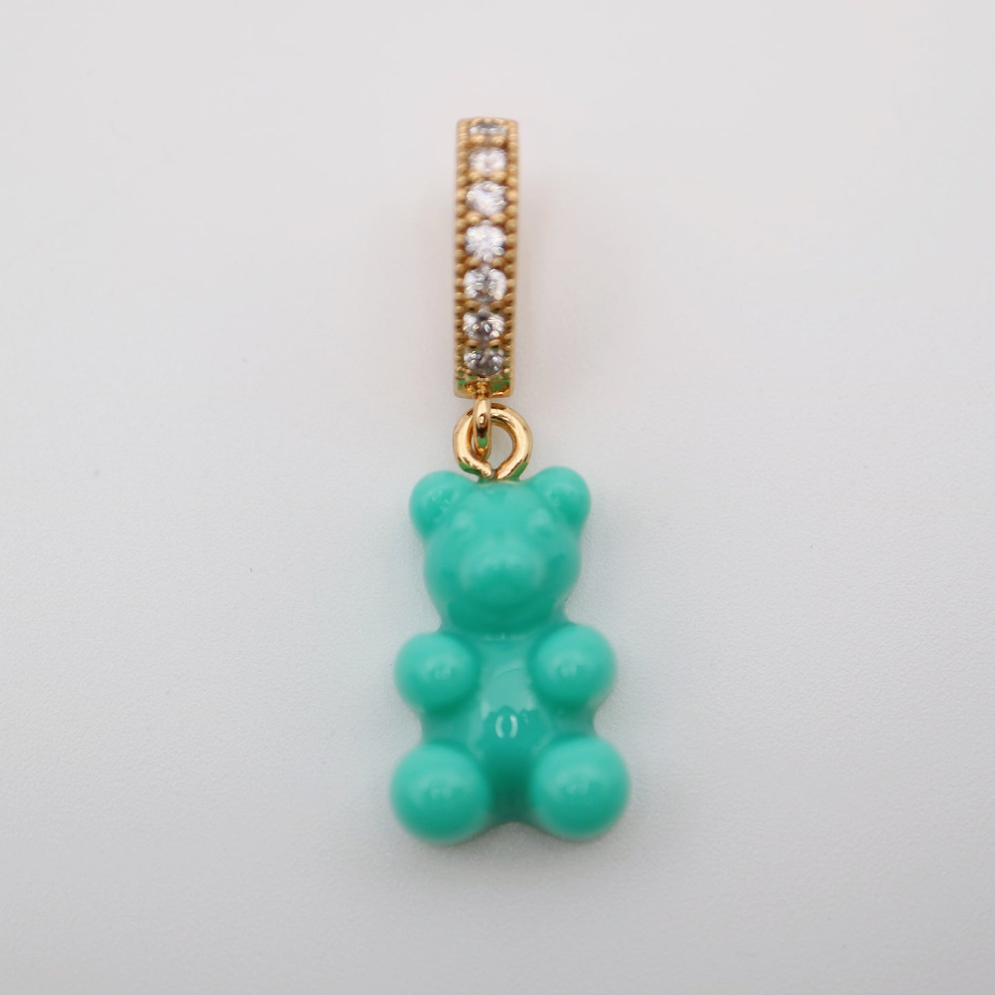 Trendy Blue Gummy Bear Pendant