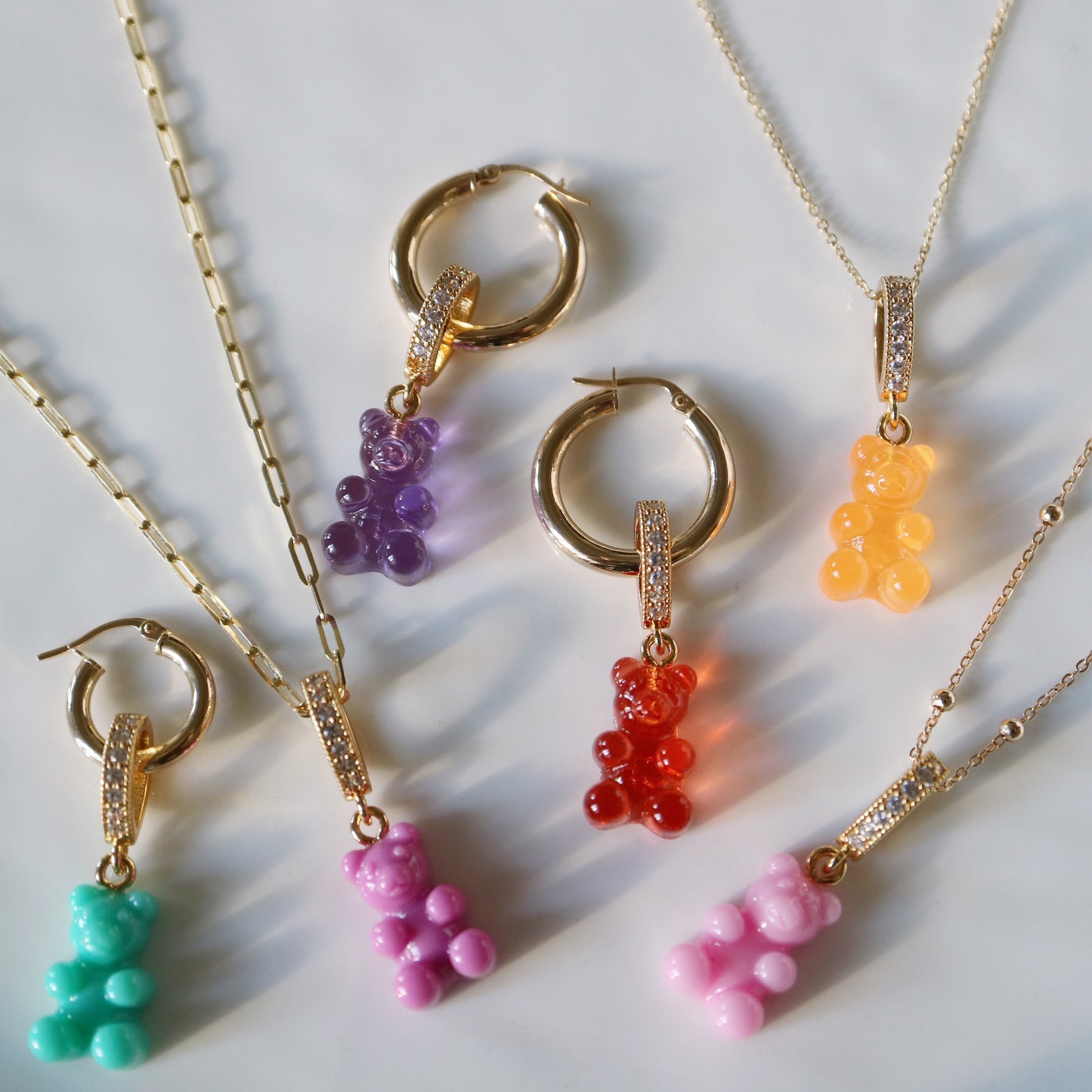 Gummy bear charm jewellery