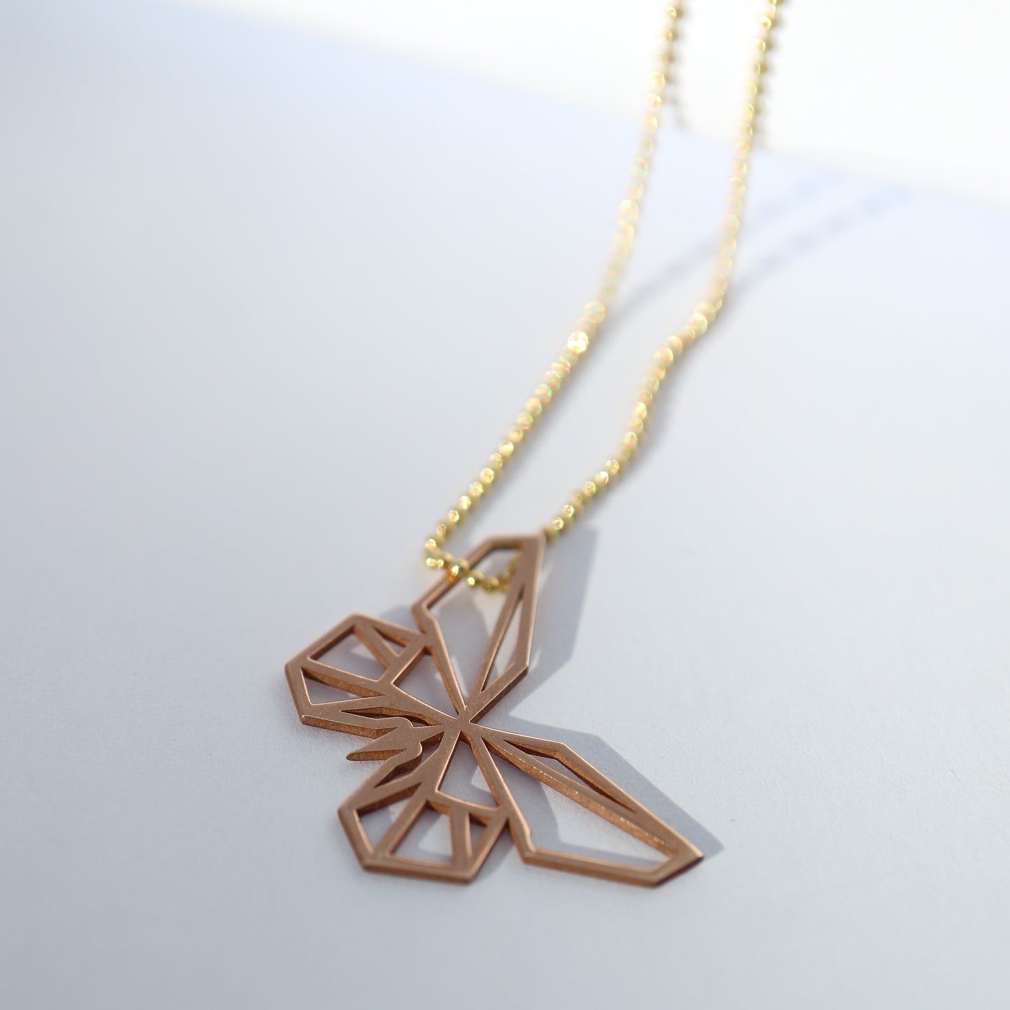 Origami Butterfly Pendant from Emme and Opal Jewellery