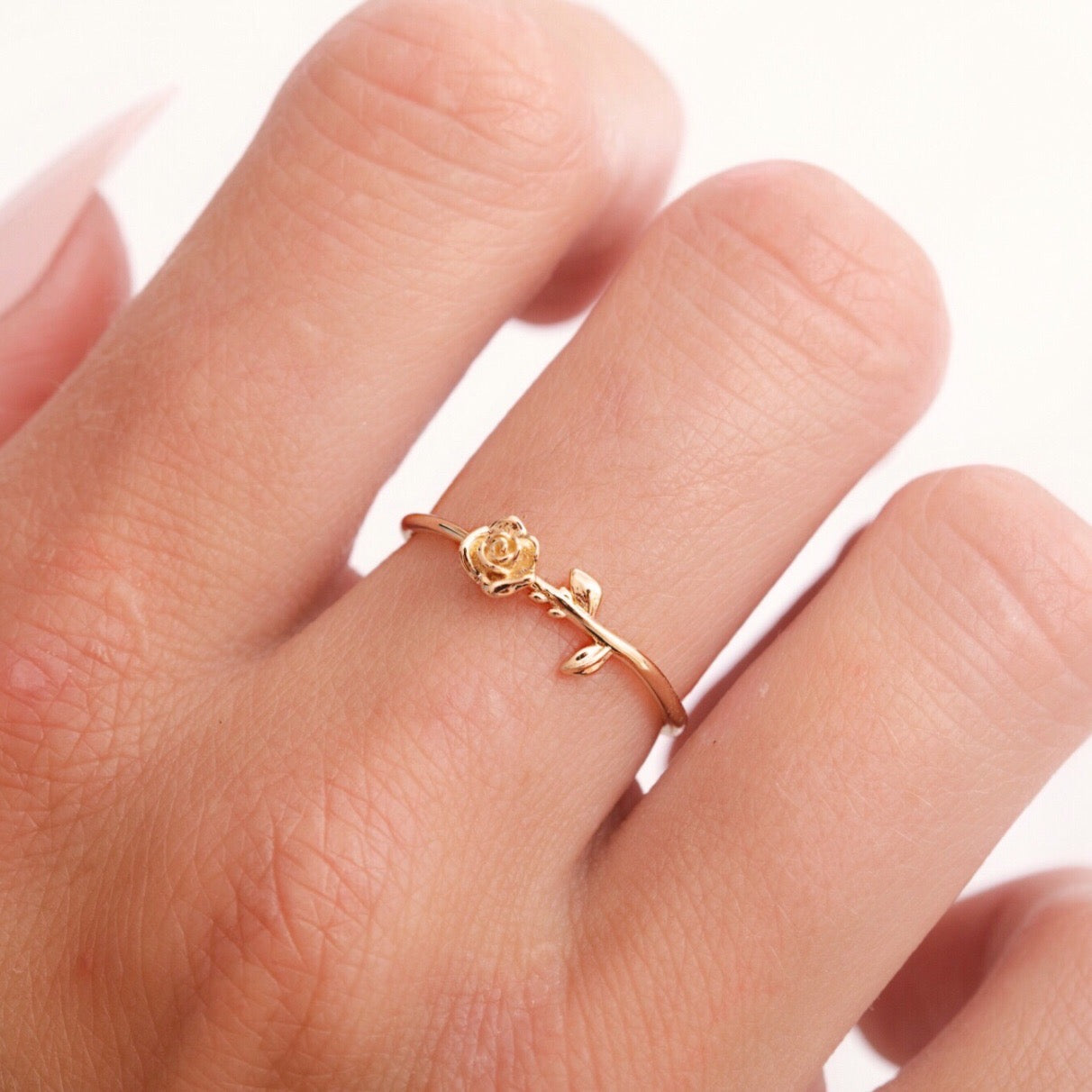 A La Kaiser classic: solid 14kt gold ring with a rose design. Available exclusively in South Africa at Collective and Co online jewelry store