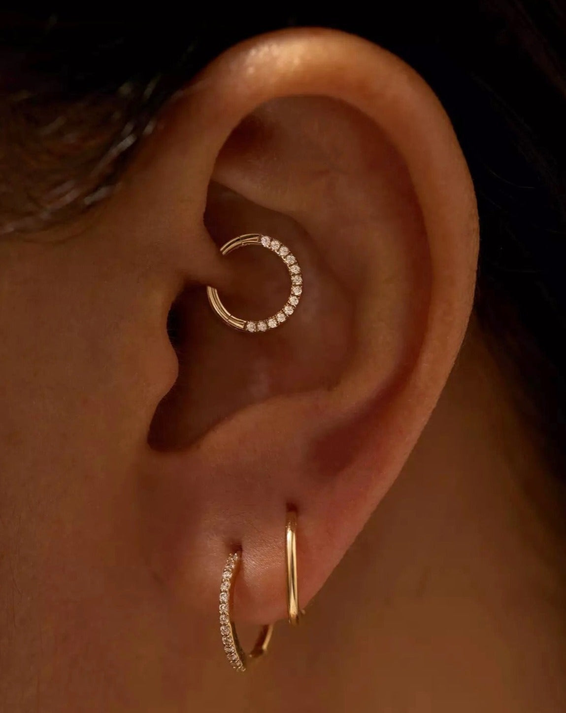 Daith deals gold hoop