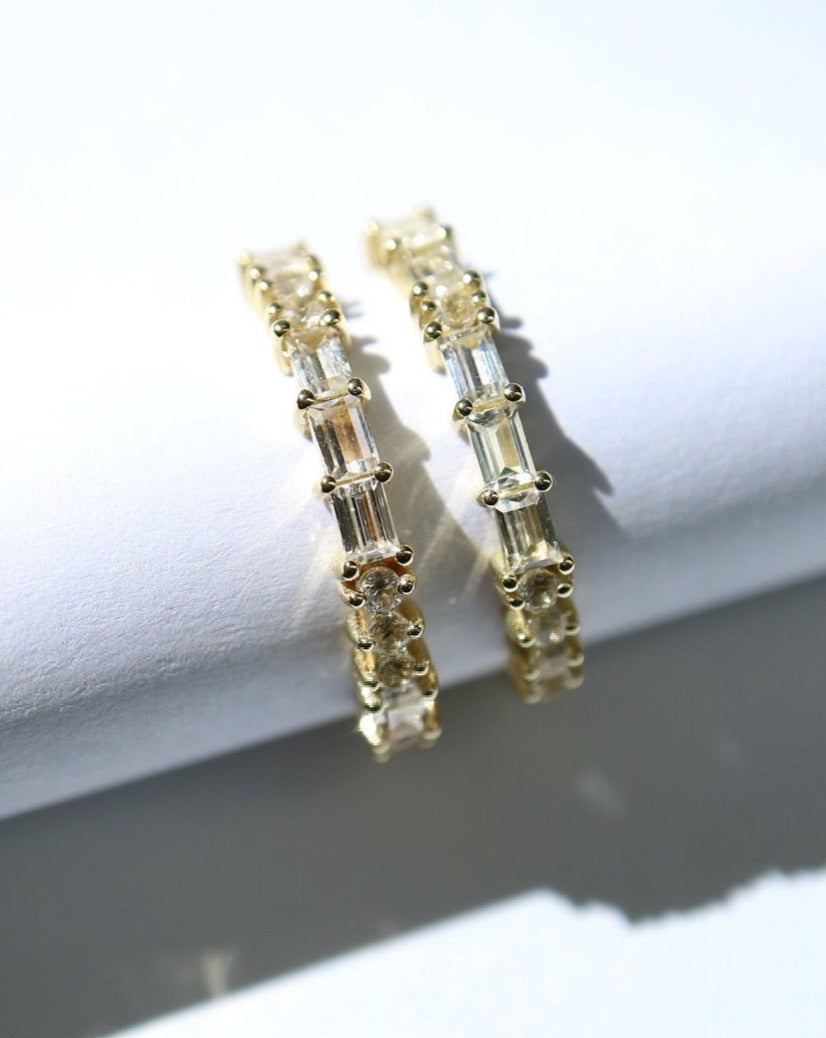 Morse Code Hope Rings in gold with diamonds