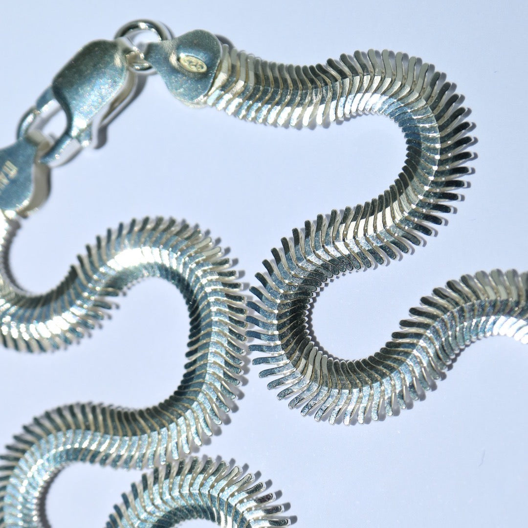 Silver Snake Chain Necklace