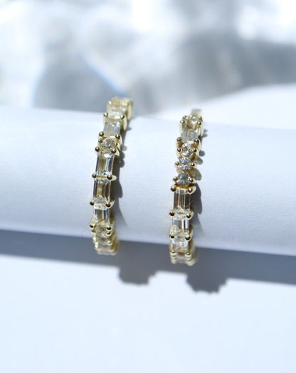 Morse Code Rings in gold