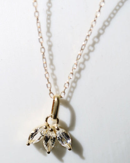 9kt gold Lotus Necklace from That's My Story