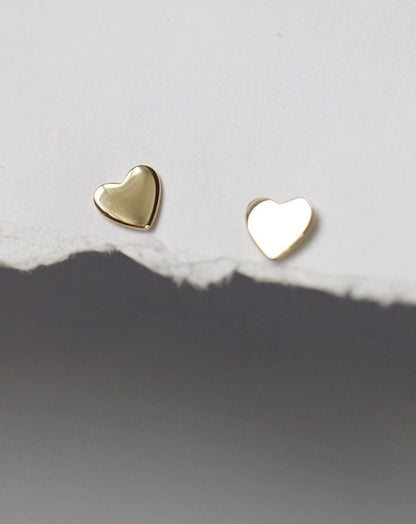 9kt Heart Stud Earring from Collective & Co Jewellery