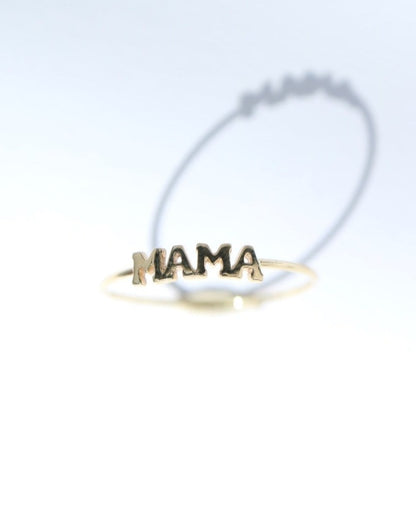 9ct gold MAMA Ring