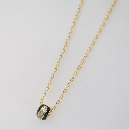 Enamel necklace