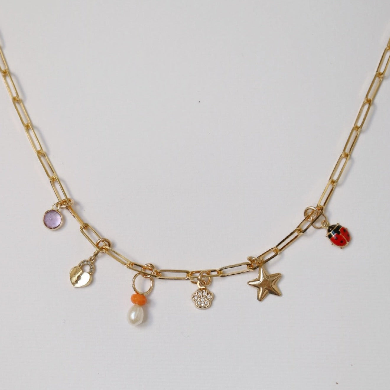 Gold Charm Bracelet