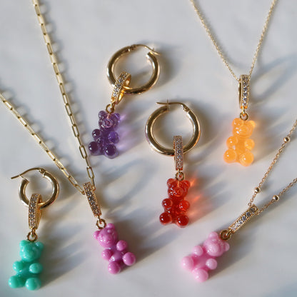 Gummy bear charm jewellery