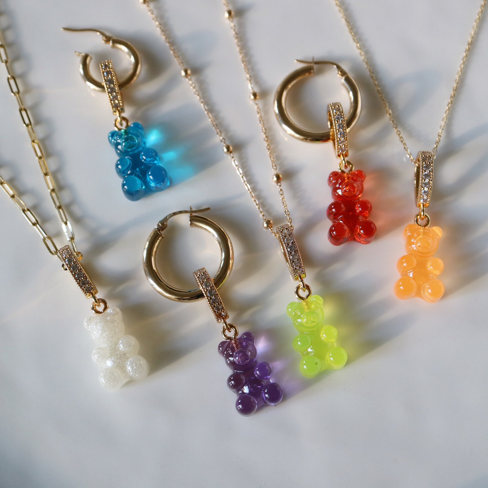 Gummy bear charm jewellery