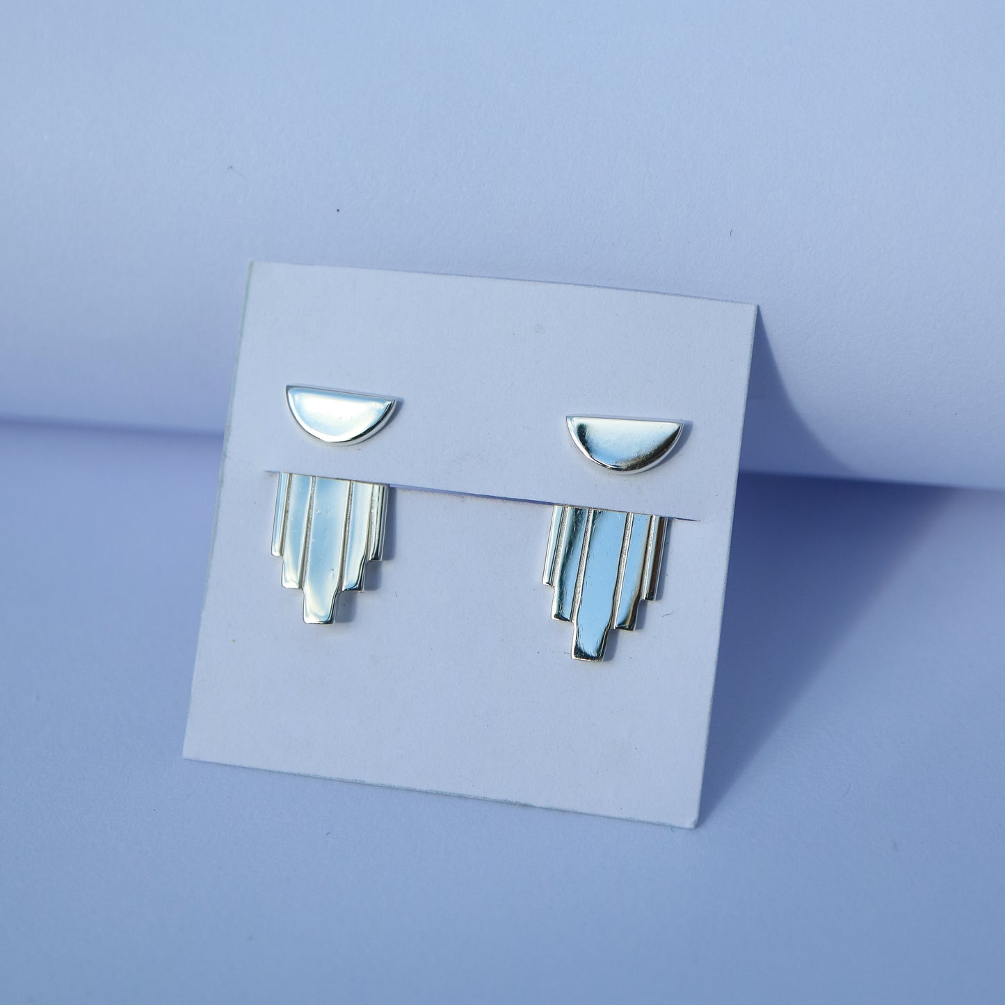 Art Deco Ear Jacket Earrings