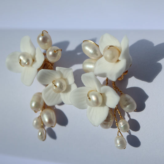 Tiger Lily Bridal Earrings