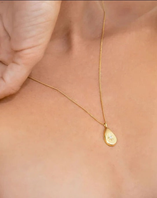 9ct gold Star Necklace from Meraki Jewellery