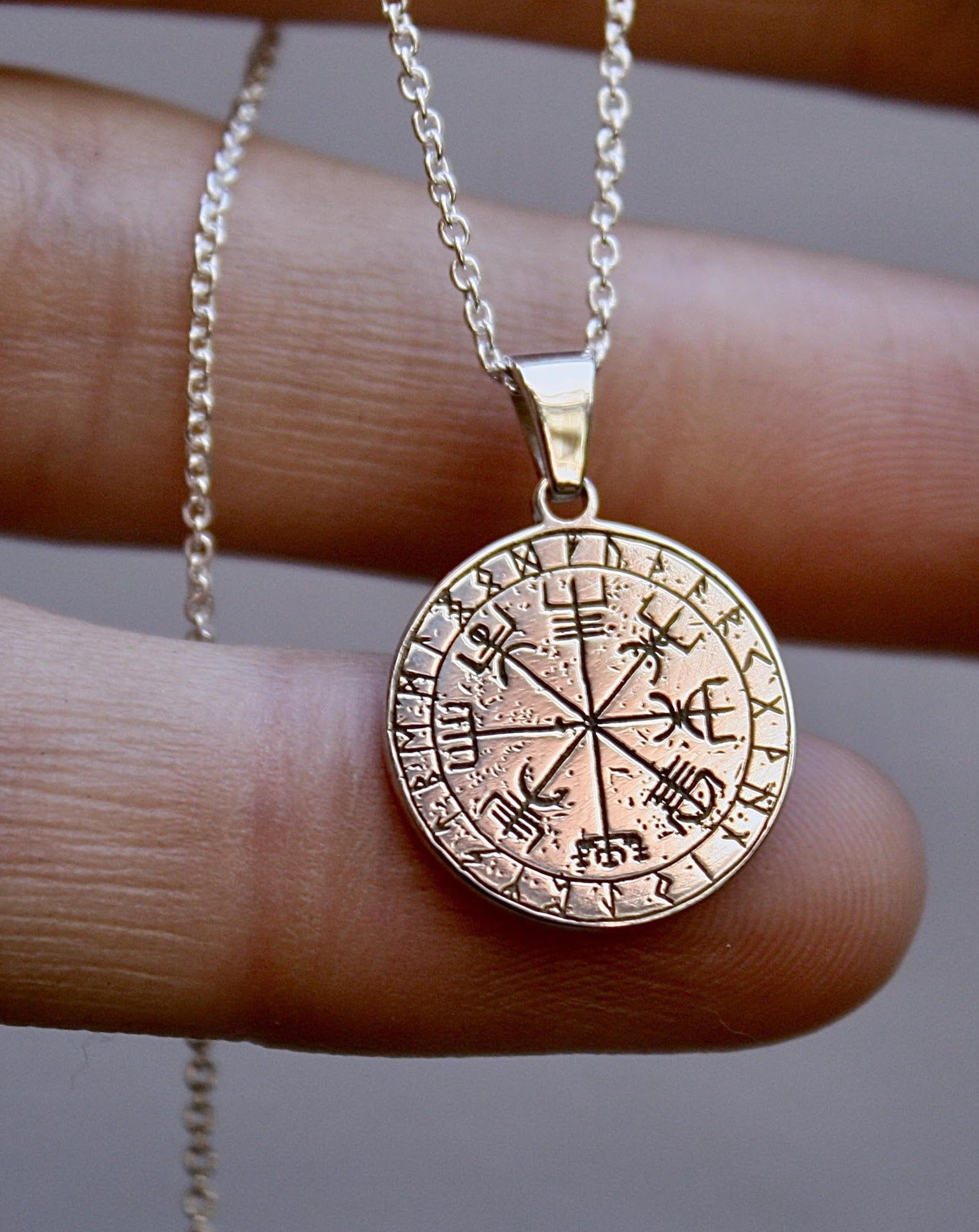 Viking on sale compass pendant