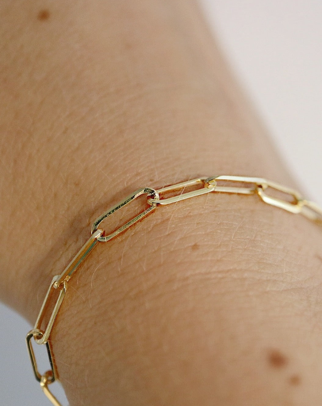 9ct gold Paperclip Bracelet