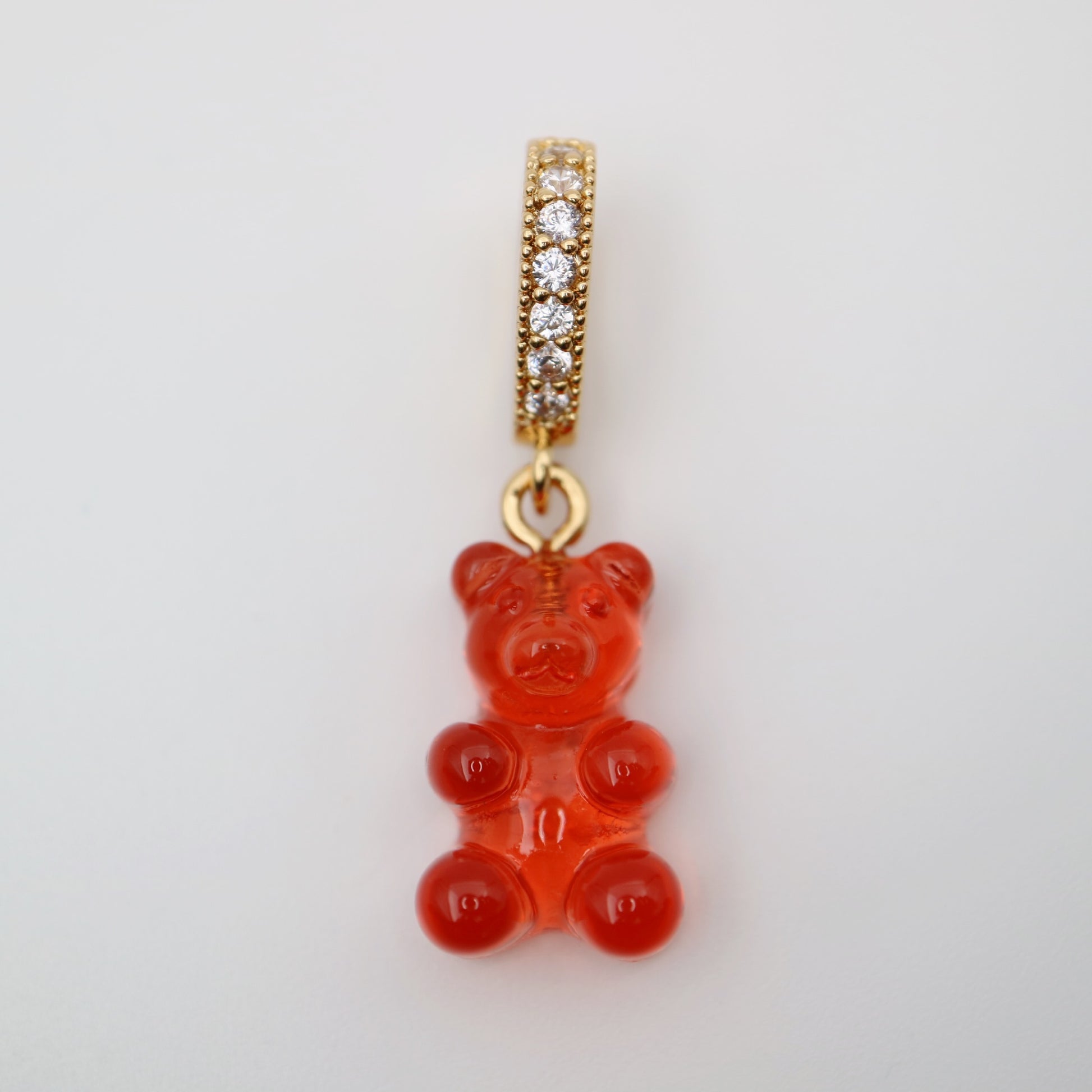 Trendy Red Gummy Bear Pendant