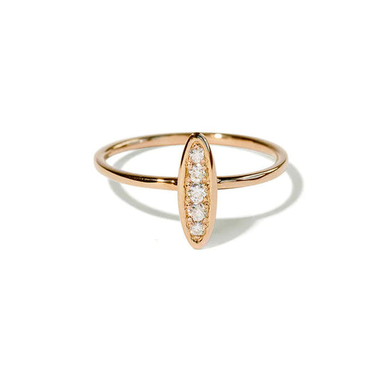 9kt gold Penelope Ring by Meraki Jewellery