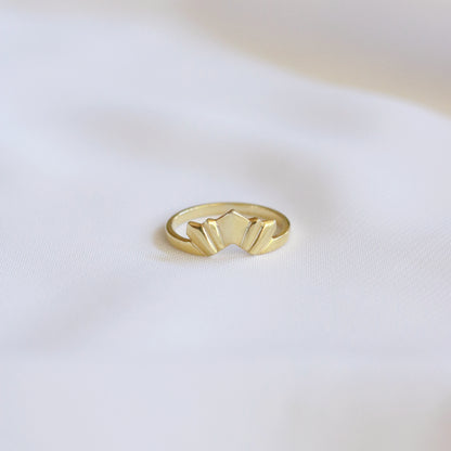9ct Gold Dawn Ring by Maiden Stone jewellery