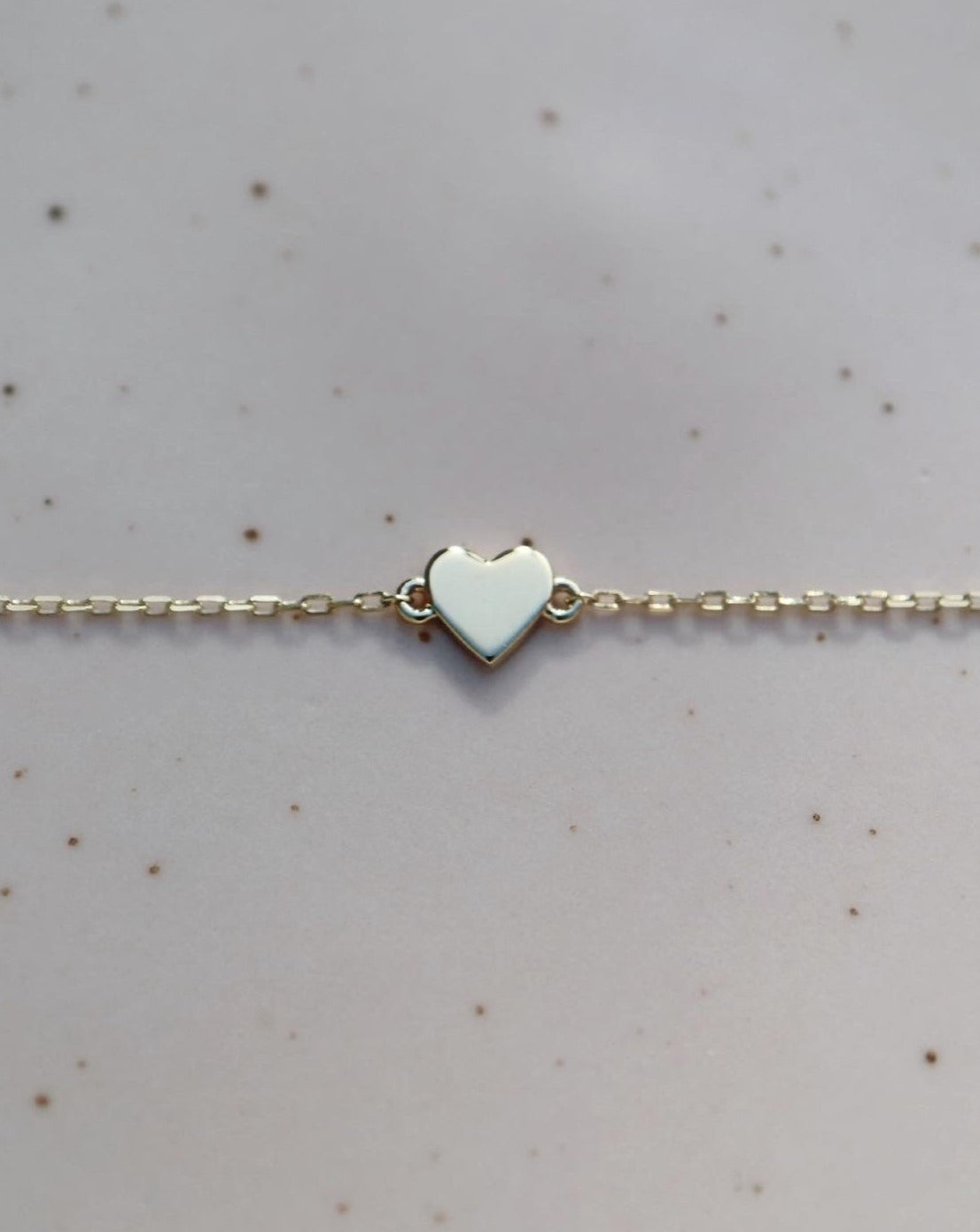 10kt Lover's Heart Bracelet