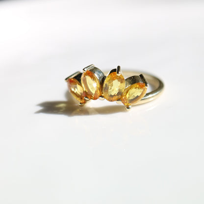 9kt Gold Sunrise Ring