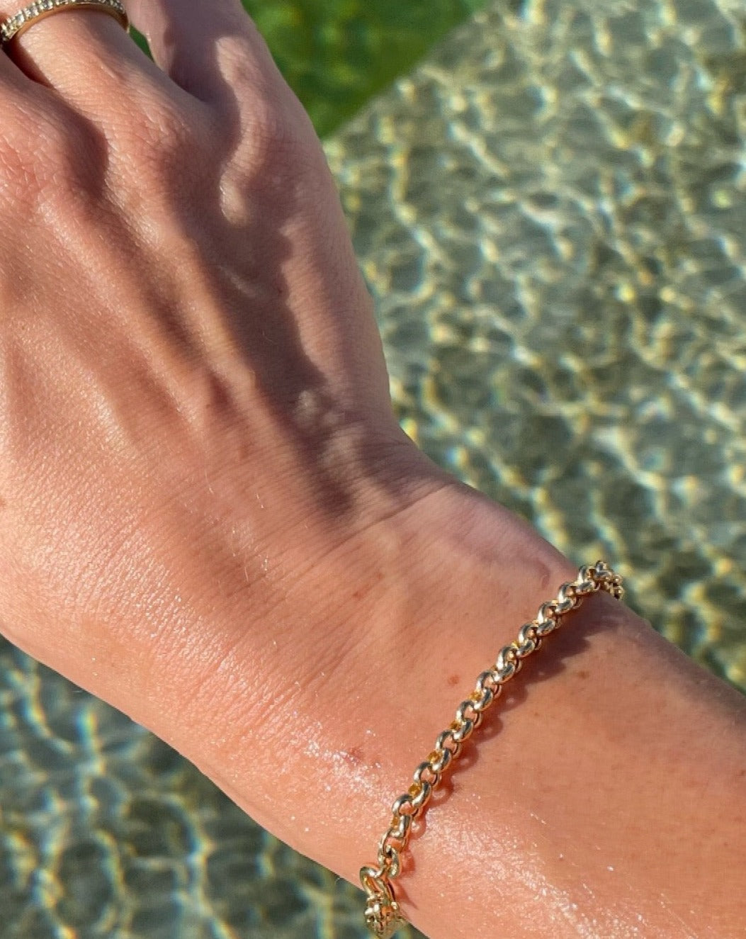 9ct gold Rolo Bracelet