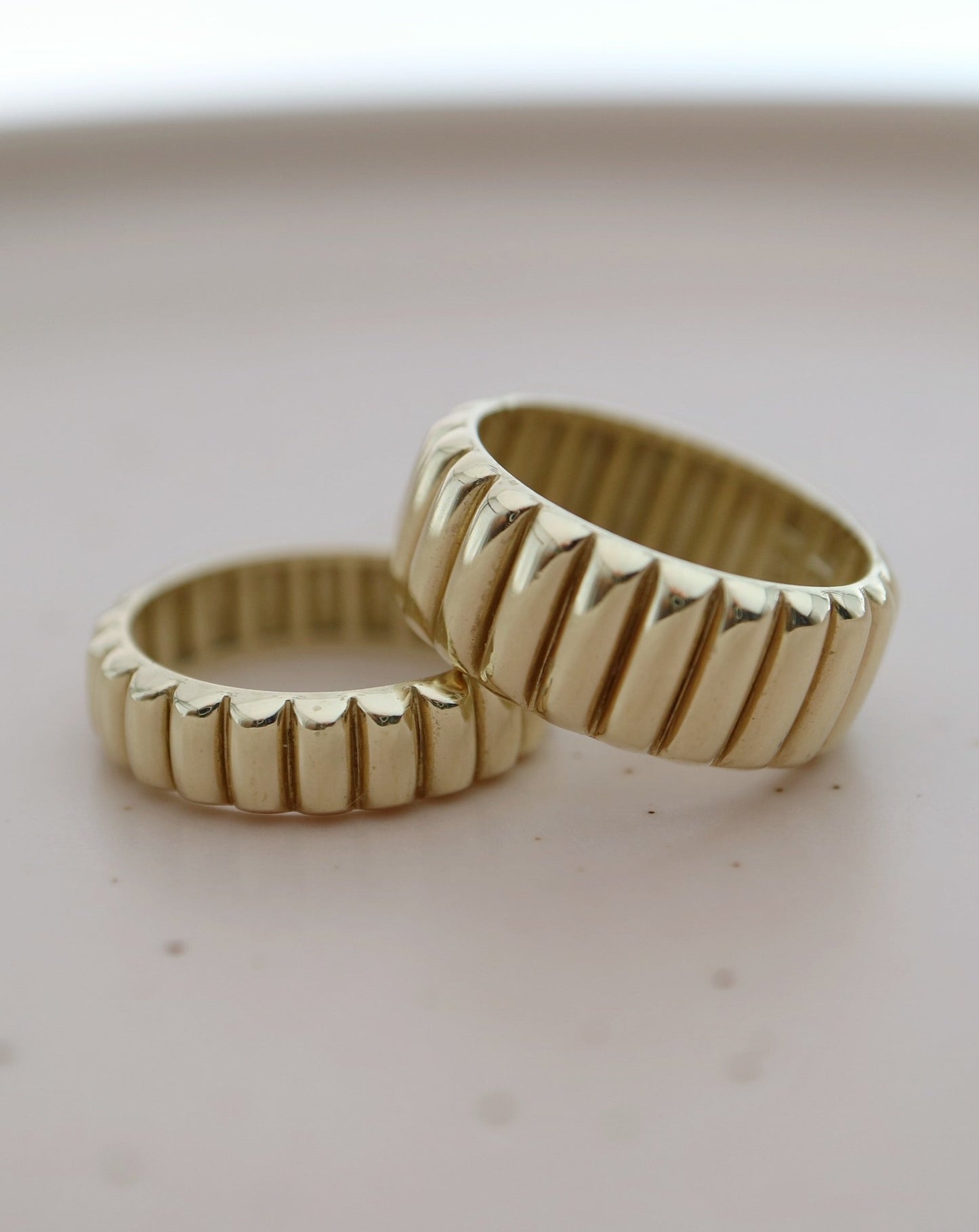 9kt gold Octavia Rings from Collective & Co. jewellery