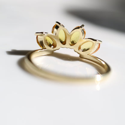 9kt Gold Sunrise Ring